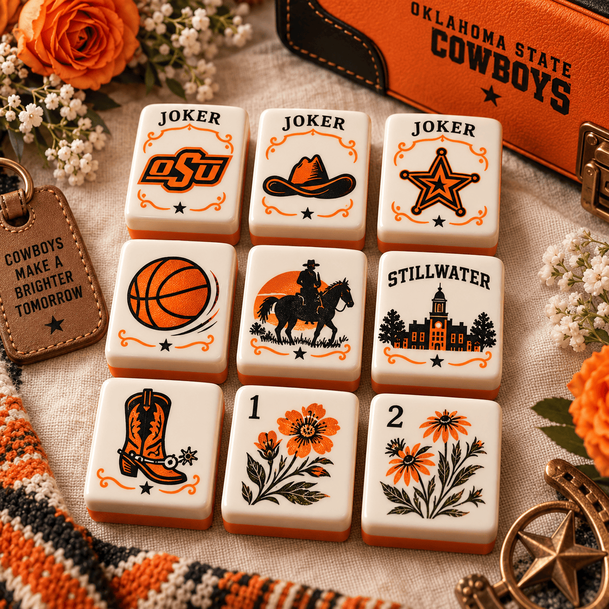 Premium OSC Mahjong Tiles Set TNSM