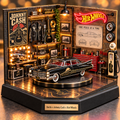 JNC Collectible Car Garage Diorama PNPA