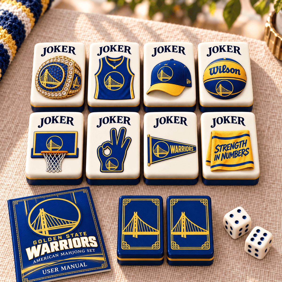 Premium GSW Mahjong Tiles Set TTMH
