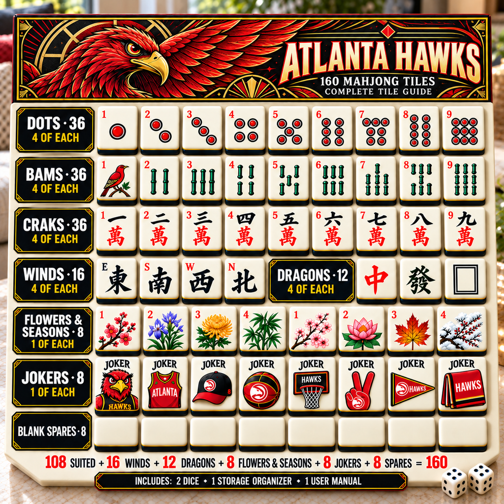 Premium ALH Mahjong Tiles Set TTMH