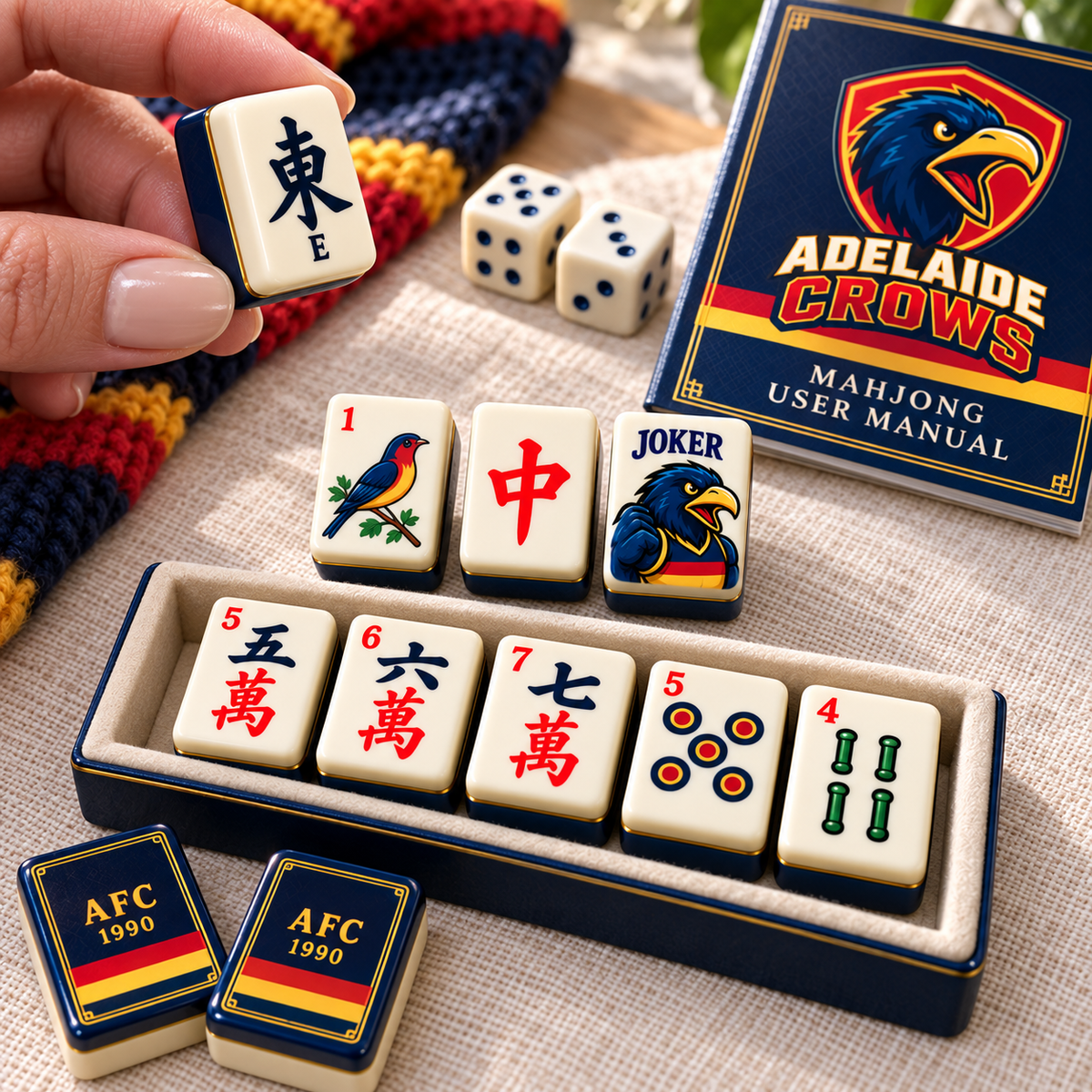 Premium ADLC Mahjong Tiles Set TTMH