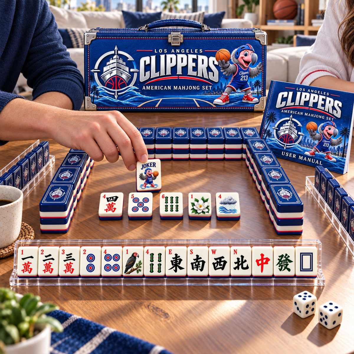 Premium LACP Mahjong Tiles Set PVNA