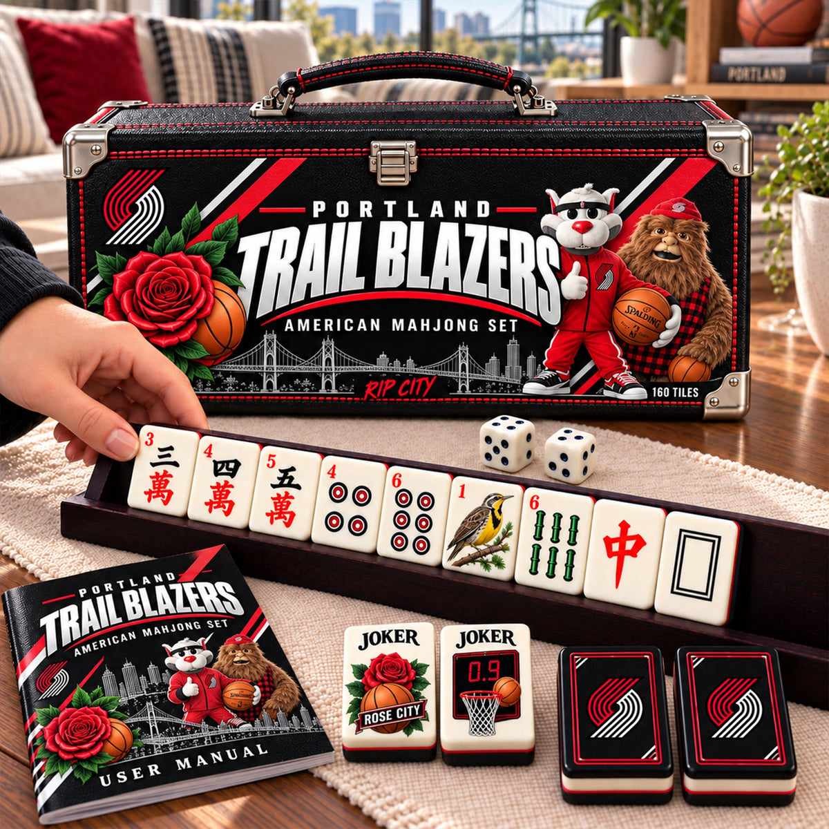 Premium PTBZ Mahjong Tiles Set PVNA