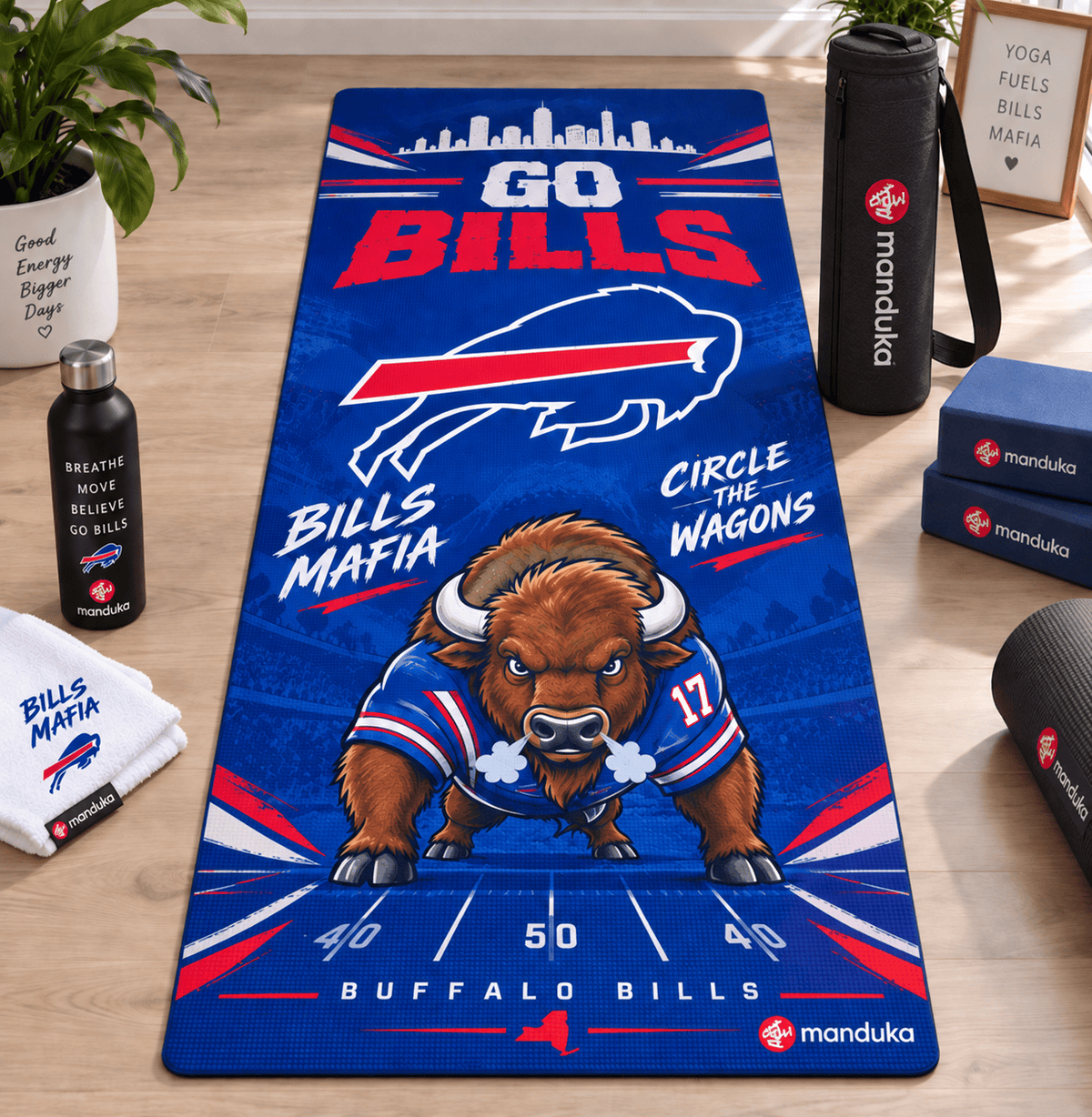 BFBL Premium Printed Yoga Mat BMD
