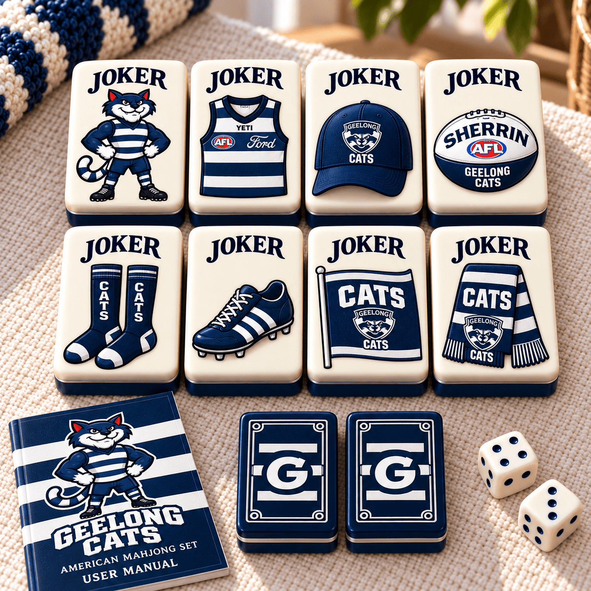 Premium GLC Mahjong Tiles Set TTMH