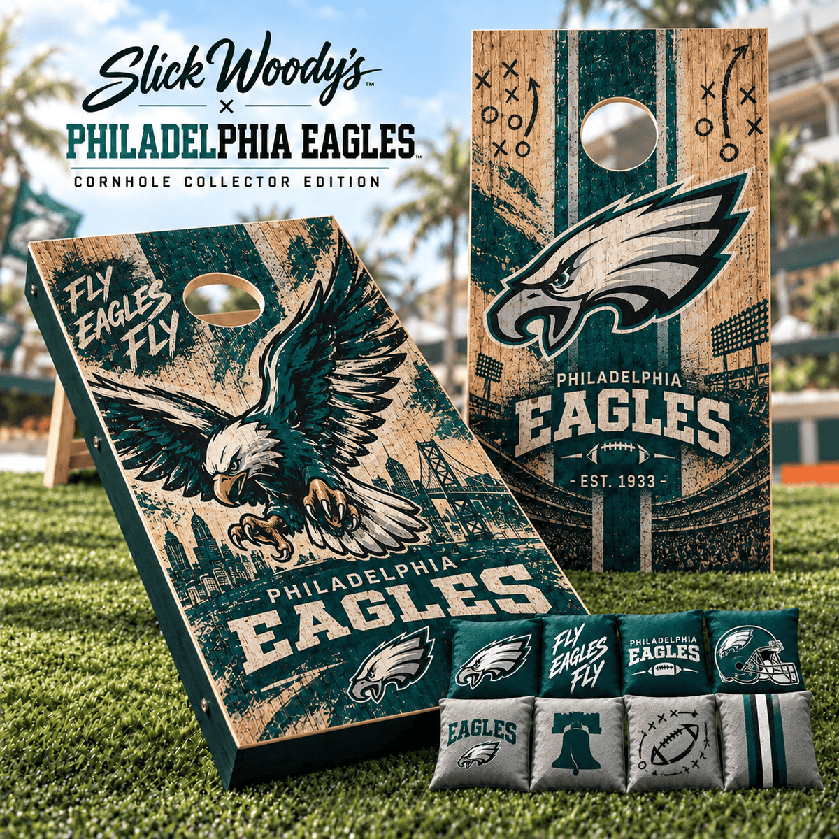 PLDE Premium Cornhole Game Set NTNA
