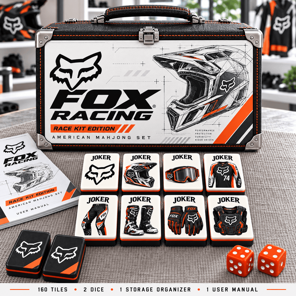 Premium FOX Mahjong Tiles Set PVNA